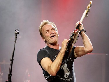Sting performs at Metropolis in Montreal on Monday March 6, 2017.