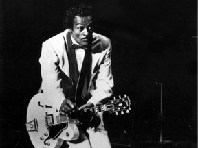 Charles Edward Anderson "Chuck" Berry (born October 18, 1926) on March 21, 1978. Berry was an American guitarist, singer and songwriter, and one of the pioneers of rock and roll music. With songs such as "Maybellene" (1955), "Roll Over Beethoven" (1956), "Rock and Roll Music" (1957) and "Johnny B. Goode" (1958).