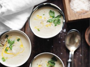 Parsnips combine with onions, garlic and beans to make a lusty cold weather soup.