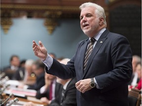 Quebec Premier Philippe Couillard.