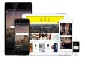 The Yellow Pages mobile applications.