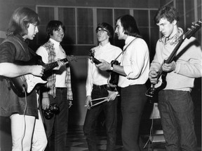The Haunted, from left: Al Birmingham, Bob Burgess, Dave Winn, Jurgen Peter and Mason Shea, on March 11, 1966.