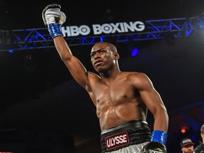 Montreal's Yves Ulysse won the vacant junior North American Boxing Federation super-lightweight title, scoring a technical knockout at the end of the seventh round against Zachary Ochoa of Brooklyn, N.Y.