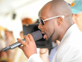 Wyclef Jean performs at the Veuve Clicquot Polo Classic June 5, 2011, in New York City.