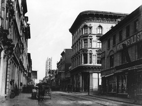 Montreal brothers, William and Frederick Sharpley, got into trouble in 1886 when they displayed replica statuettes of Michelangelo's (nude) Night and Day statues in their store window store on Notre Dame St.