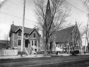 St. James the Apostle Church on St. Catherine St., about 1890.