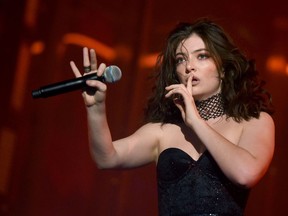 Lorde (pictured at the Coachella festival in April 2017) will headline the first day of the Osheaga Music and Arts Festival's 12th edition.