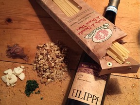 Our wine columnist shows the logic behind his pairings with two simple recipes, including a pasta dish.