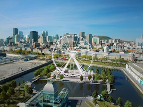 At 60 metres high, La Grande Roue de Montréal will be among the highest observation wheels in North America.