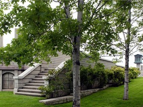 A view of the architectural sculpture garden at the Canadian Centre for Architecture in August 2002. The greenery has aged wonderfully, columnist Kevin Tierney writes.