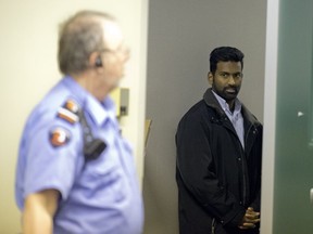 Sivaloganathan Thanabalasingham at the Immigration and Refugee Board on April 10.