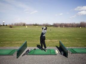 Golf Dorval's driving range is being moved, but not right away. The range is set to open as soon as the rainy weather goes away.