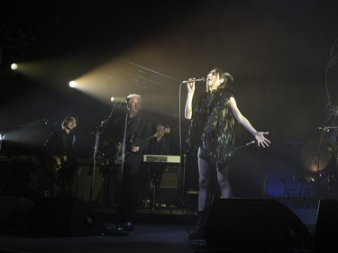 PJ Harvey performs in Montreal on Friday, April 14, 2017.