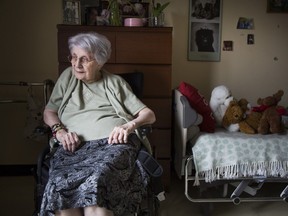 Ruth Wileman, 90, and other residents of the Henri-Bradet nursing home will be transferred to the Jewish General Hospital due to renovations.