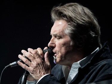 Bryan Ferry performs at Théâtre St-Denis in Montreal, Monday April 3, 2017.