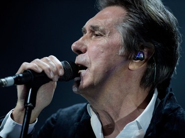 Bryan Ferry performs at Théâtre St-Denis in Montreal, Monday April 3, 2017.