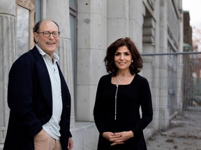 Playwrights Stephen Orlov and Samah Sabawi. "For most major Western theatres, tackling the Israeli/Palestinian conflict is one of the remaining thematic taboos," Orlov says. "These are issues we've had to confront."