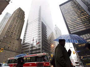 Toronto's financial district.