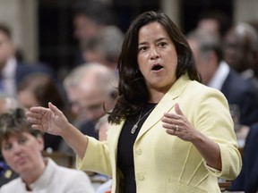 File photo of Federal Justice Minister Jody Wilson-Raybould.