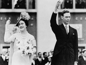 King George VI and Queen Elizabeth open the Canadian Pavilion at the New York World's Fair in 1939, three weeks after their visit to Montreal.