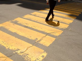 A Montreal crosswalk