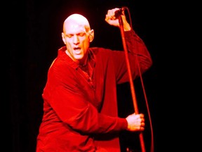 From the archives: Peter Garrett of Midnight Oil performed to a sold-out Spectrum on Oct. 28, 2001.