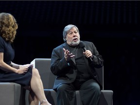 Apple co-founder Steve Wozniak speaks on Day 3 of the C2 conference in Montreal.
