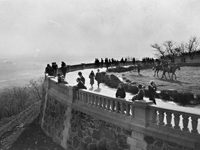 The Lookout at Mount Royal Park, 1931.