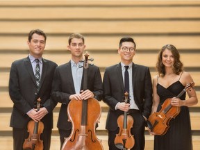 The Dover Quartet presents a cycle of Beethoven's works for string quartet during the Montreal Chamber Music Festival.