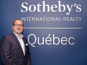 Sacha Brosseau at the September 2016 opening of the Sotheby's office in West Island.