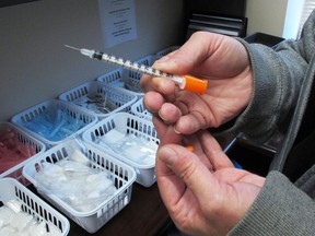Syringes will be provided to intravenous drug users at a safe-injection site in Montreal, starting in June 2017.