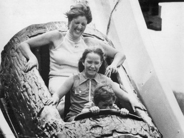 August 1977 — La Pitoune flume ride at La Ronde.