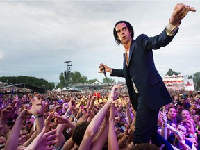Nick Cave, pictured at Montreal's Osheaga festival in 2014, has led the Bad Seeds from the visceral danger of 1984's From Her to Eternity to the painfully personal songs on last year's Skeleton Tree. The new anthology Lovely Creatures surveys the shape-shifting band's first three decades.