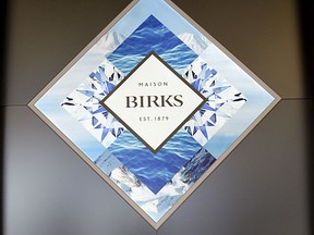 A Birks logo in 2013.