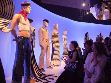 If you associate nautical themes with Jean Paul Gaultier, they were part of the 2011 show The Fashion World of Jean Paul Gaultier admire his work at the Montreal Museum of Fine Arts.  (Michelle Berg / THE GAZETTE)