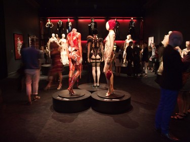 A darker corner of Jean Paul Gaultier's 2011 exhibition: The Fashion World of Jean Paul Gaultier at the Montreal Museum of Fine Arts in 2011.  (Michelle Berg / THE GAZETTE)