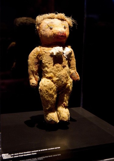 More than couture: Nana, Jean Paul Gaultier's Teddy bear, was included in the 2011 exhibition From the Sidewalk to the Catwalk show at the Montreal Museum of Fine Arts in 2011.  (Allen McInnis / THE GAZETTE)