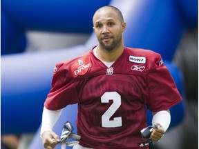 Davis Sanchez on opening day of the Montreal Alouettes Canadian Football League training camp   Saturday, June 6, 2009 at Campus du Fort St. Jean in St-Jean-Sur-Richelieu south of Montreal.