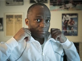 Boxing referee Marlon Wright at his home on Monday May 1, 2017.