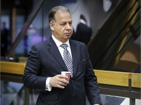 Paolo Catania at the Palais de Justice on May 1 during the Contrecoeur fraud trial.