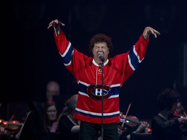 Robert Charlebois performs during the 375th concert at the Bell Centre called Bonne Fête Montréal in Montreal, May 17, 2017.