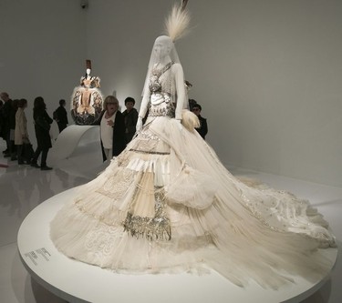 From the collection Les Indiennes Gypsies, modele La Mariée (2013), which is part of the Love is Love: Jean Paul Gaultier show at the Montreal Museum of Fine Arts through Oct. 9, 2017. (Pierre Obendrauf / MONTREAL GAZETTE)