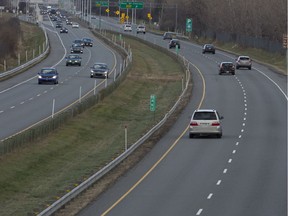 Picture of Highway 20 as it passes through Beaconsfield on Nov. 22, 2015.