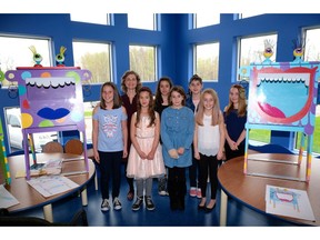 St-Lazare recently unveiled three Croque-livres boxes which were decorated by artists between the ages of 8 and 12.