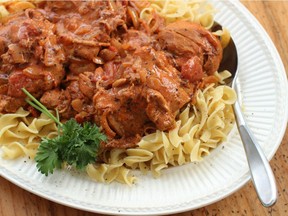 A chicken paprikash stew can be a good choice if you are seeking to minimize advanced glycation end products, Joe Schwarcz says.