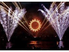 Fireworks at La Ronde, 2007.