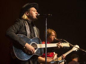 Win Butler and Arcade Fire, performing at Metropolis in Montreal in March 2017.