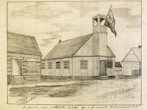 The Mohawk community's first Methodist Church in Oka was torn down by the Sulpicians soon after it was built in 1875.