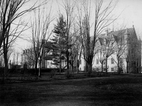 Sacred Heart Convent, Sault au Récollet, Quebec (now part of the Ahuntsic-Cartierville borough of Montreal), 1899.