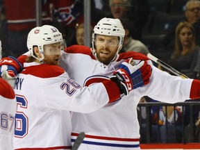 Shea Weber, right, and Jeff Petry are the only top-four defencemen currently on the Canadiens' roster.